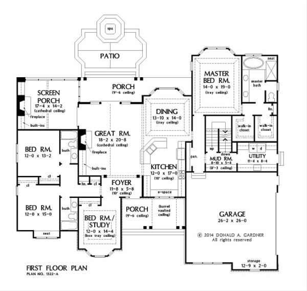 Architectural House Design - European Floor Plan - Other Floor Plan #929-25