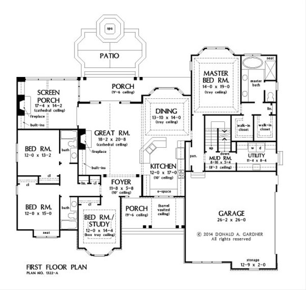 European Floor Plan - Other Floor Plan #929-25