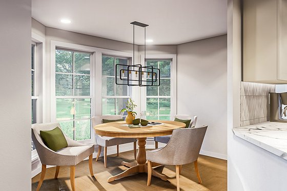 Interior - Dining Room for Traditional House Plan #17-3441 - 3 bed, 2 bath