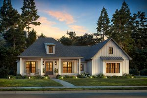 Farmhouse Exterior - Front Elevation Plan #430-392