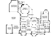European Style House Plan - 5 Beds 5 Baths 5644 Sq/Ft Plan #141-159 