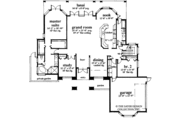 Mediterranean Style House Plan - 3 Beds 3 Baths 2796 Sq/Ft Plan #930-27 