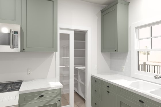 Interior - Kitchen 2 for Craftsman House Plan #49-290 - 2 bed, 2 bath