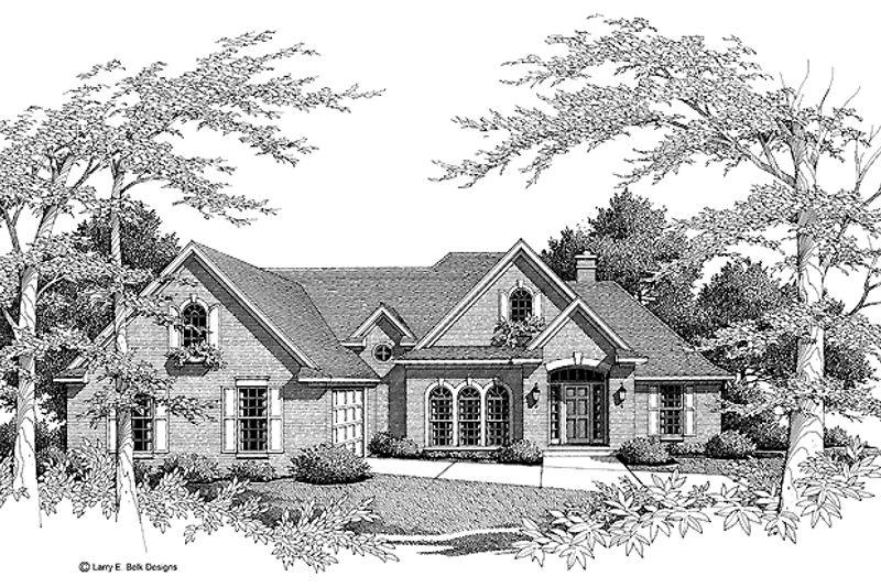 Dream House Plan - Traditional Exterior - Front Elevation Plan #952-118
