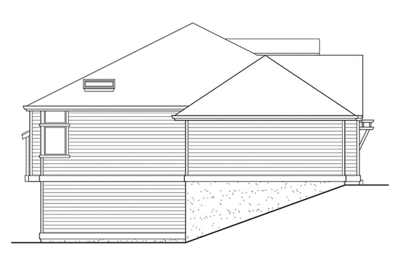 Home Plan - Exterior - Other Elevation for Craftsman House Plan #132-341 - 4 bed, 3.5 bath