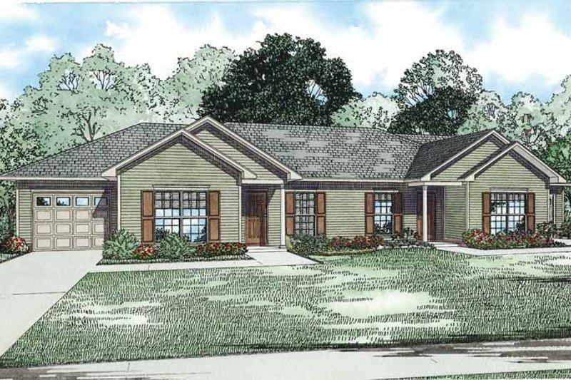 Home Plan - Traditional Exterior - Front Elevation Plan #17-3335