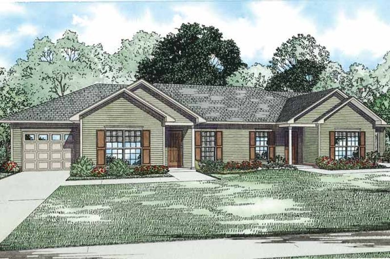 Dream House Plan - Traditional Exterior - Front Elevation Plan #17-3335
