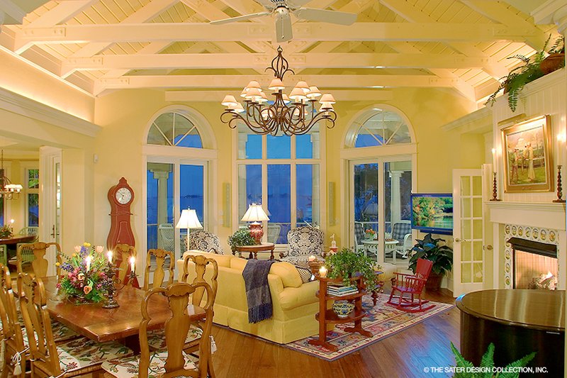 Dream House Plan - Interior - Family Room for Country House Plan #930-472 - 5 bed, 5 bath