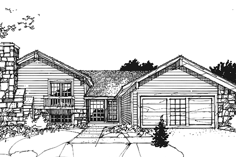 Dream House Plan - Exterior - Front Elevation 3 for Craftsman House Plan #320-1001 - 4 bed, 2.5 bath
