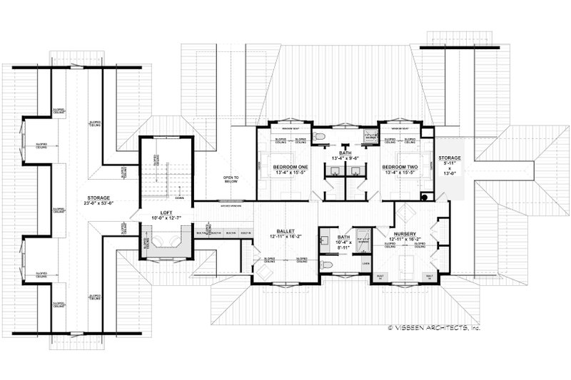 Home Plan - Floor Plan - Upper Floor for Southern House Plan #928-378 - 4 bed, 3.5 bath