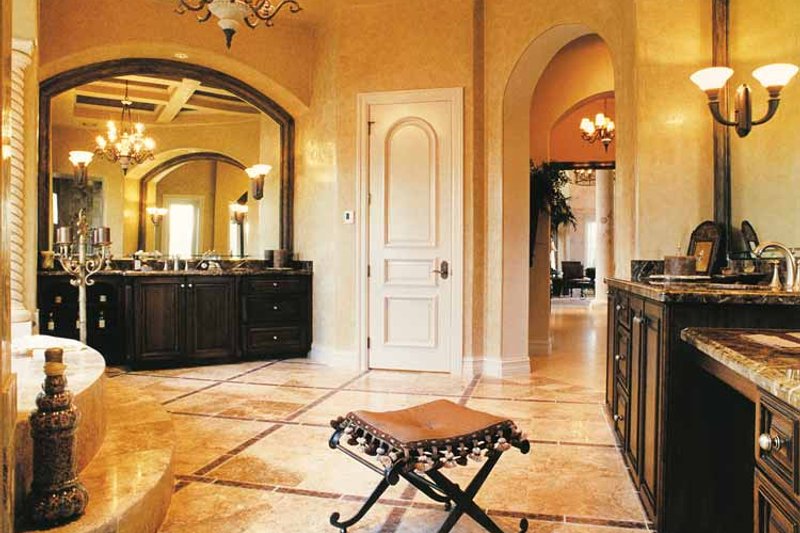House Design - Interior - Bathroom 1 for Mediterranean House Plan #930-54 - 4 bed, 4 bath