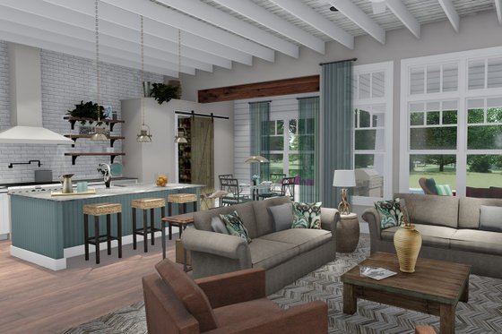 Interior - Kitchen for Farmhouse House Plan #120-255 - 3 bed, 2.5 bath