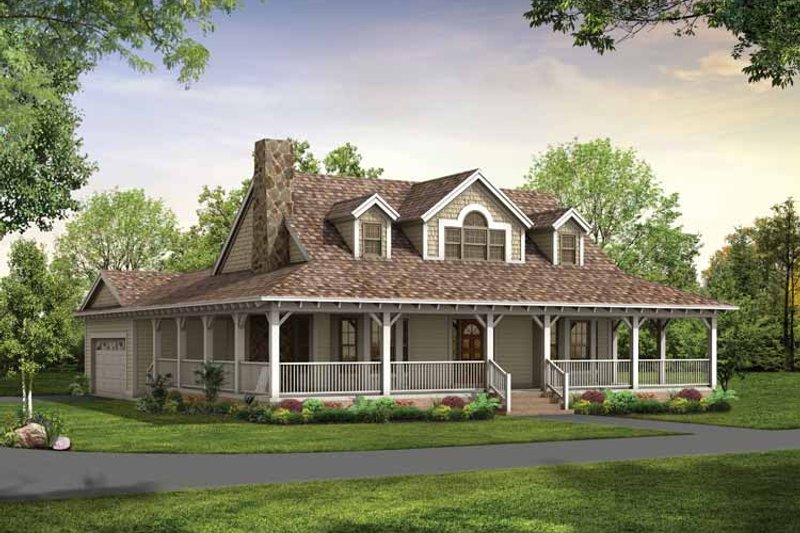 Home Plan - Victorian Exterior - Front Elevation Plan #72-1130