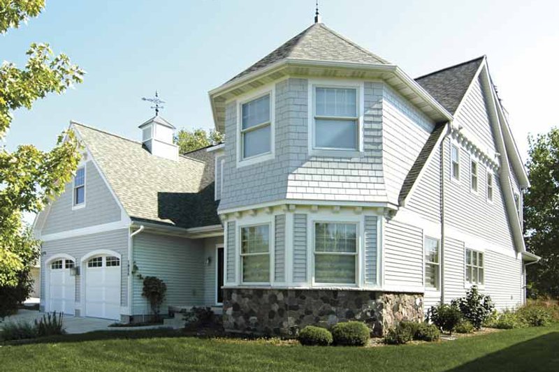 Home Plan - Exterior - Front Elevation 3 for Traditional House Plan #928-70 - 4 bed, 3.5 bath