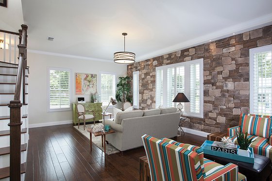 Farmhouse Interior - Family Room Plan #1058-73