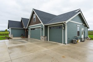 Exterior - Front Elevation 3 for Ranch House Plan #1070-154 - 3 bed, 2 bath