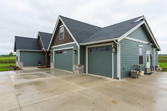 Exterior - Front Elevation 3 for Ranch House Plan #1070-154 - 3 bed, 2 bath