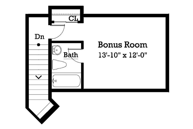 Dream House Plan - Optional Bonus Level