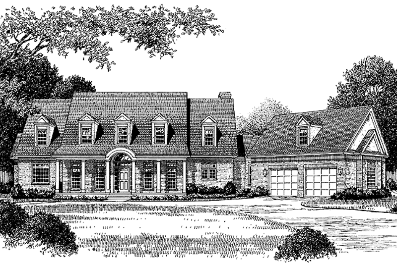 Architectural House Design - Classical Exterior - Front Elevation Plan #453-330