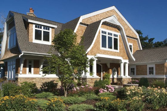 Exterior - Front Elevation 5 for Craftsman House Plan #928-232 - 3 bed, 3.5 bath