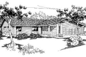 Ranch Exterior - Front Elevation Plan #60-332
