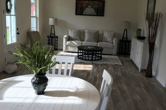 Interior - Family Room 2 for Traditional House Plan #44-230 - 3 bed, 2 bath