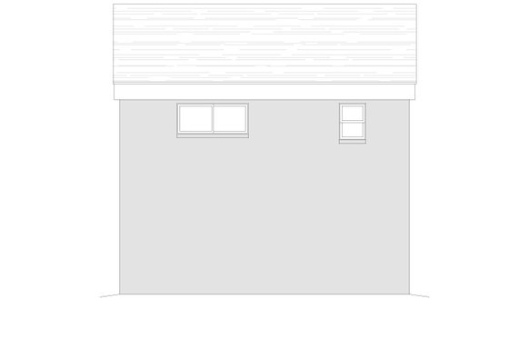 Exterior - Rear Elevation for Contemporary House Plan #932-216 - 1 bed, 2 bath