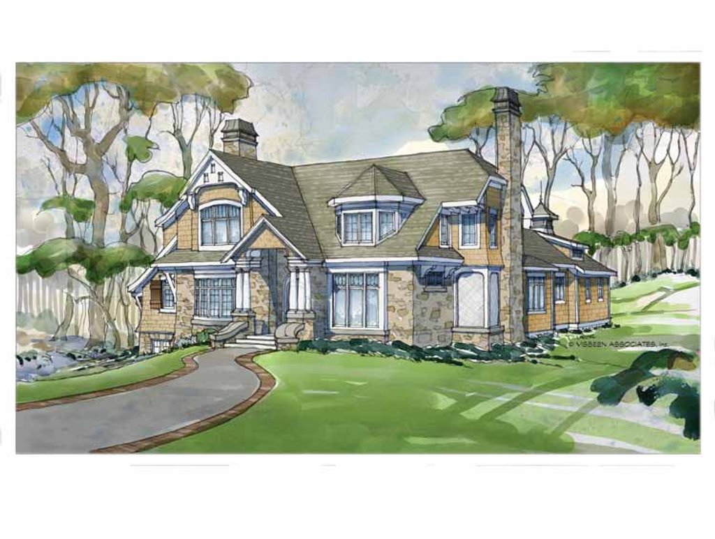 Craftsman Style House  Plan  4 Beds 4 5 Baths 4860 Sq Ft 