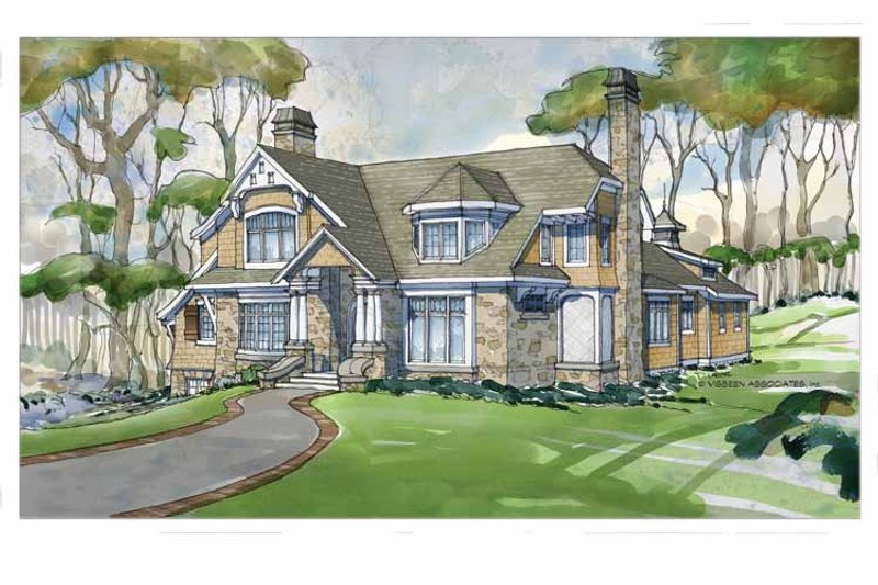 Dream House Plan - Exterior - Front Elevation 4 for Craftsman House Plan #928-235 - 4 bed, 4.5 bath