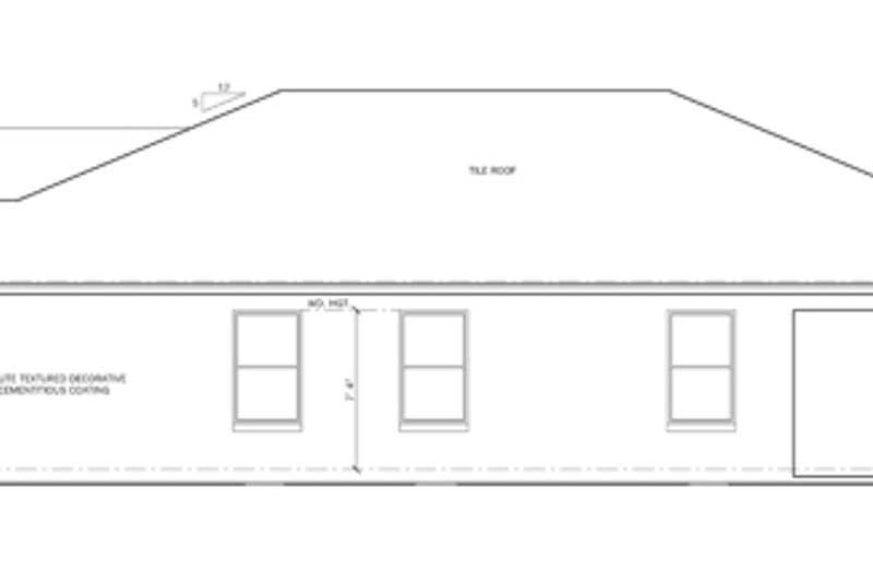 Dream House Plan - Exterior - Other Elevation for Mediterranean House Plan #1058-56 - 4 bed, 2 bath