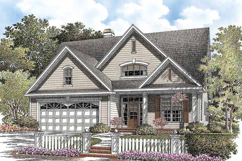 Home Plan - Exterior - Front Elevation 3 for Country House Plan #929-757 - 4 bed, 4 bath