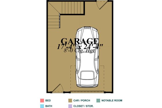 Floor Plan - Main Floor for Traditional House Plan #63-338, 0 bath
