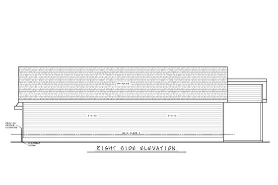 Exterior - Other Elevation 1 for Contemporary House Plan #20-2535 - 3 bed, 2 bath