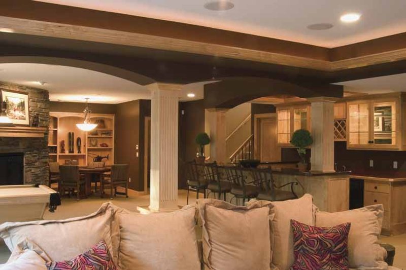 House Design - Interior - Family Room for Classical House Plan #51-657 - 3 bed, 2.5 bath