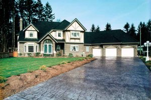 House Design - Exterior - Front Elevation for European House Plan #47-752 - 4 bed, 3 bath