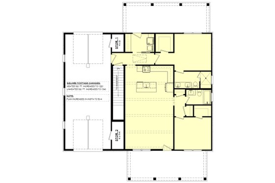 Floor Plan - Other Floor for Barndominium House Plan #430-444 - 2 bed, 2 bath