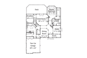 Colonial Style House Plan - 4 Beds 3.5 Baths 2898 Sq/Ft Plan #429-15 