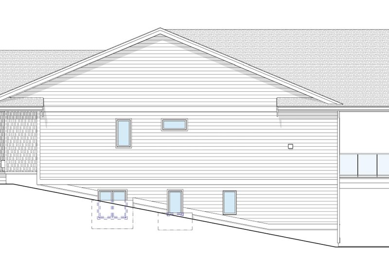 House Blueprint - Exterior - Other Elevation for Cottage House Plan #1114-60 - 3 bed, 3 bath