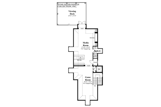 Floor Plan - Other Floor for Southern House Plan #930-402 - 3 bed, 4 bath