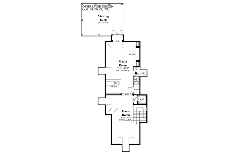 Architectural House Design - Floor Plan - Other Floor for Southern House Plan #930-402 - 3 bed, 4 bath