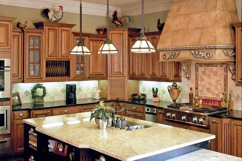 House Blueprint - Interior - Kitchen 1 for Colonial House Plan #927-923 - 5 bed, 4.5 bath