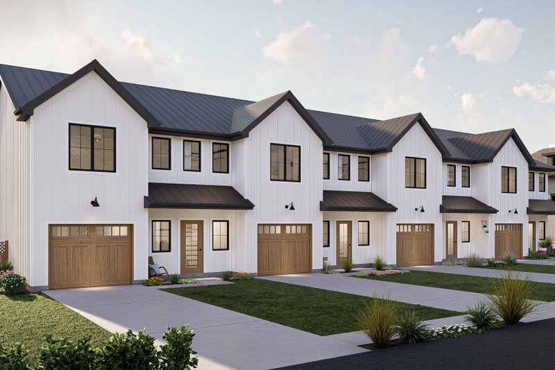 House Blueprint - Exterior - Other Elevation for Modern House Plan #455-647 - 3 bed, 2.5 bath