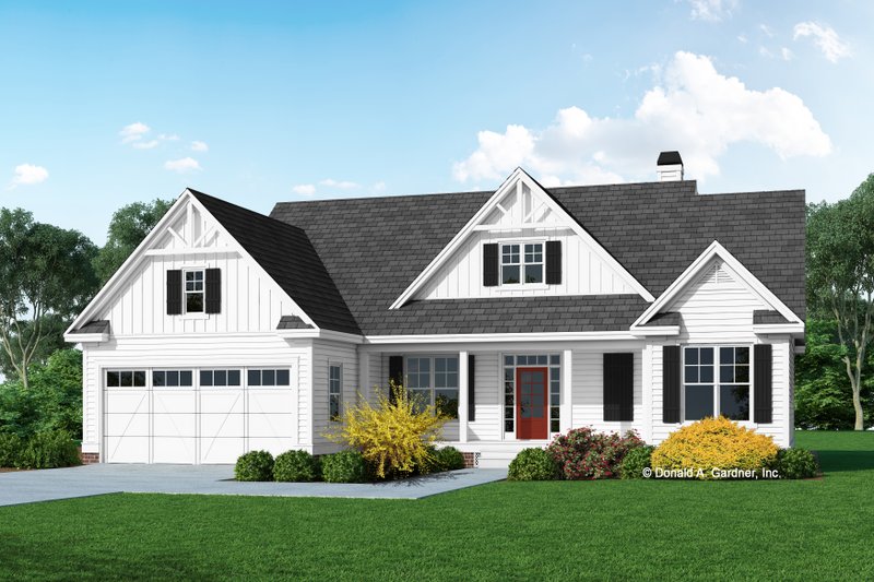 Home Plan - Farmhouse Exterior - Front Elevation Plan #929-1119