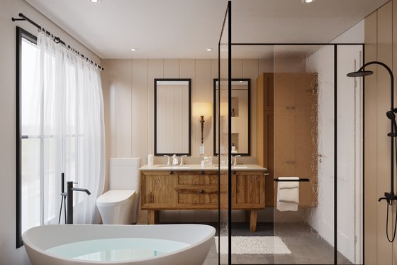 Interior - Bathroom for Farmhouse House Plan #23-2759 - 3 bed, 1 bath