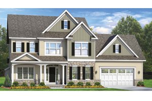 Home Plan - Colonial Exterior - Front Elevation Plan #1010-58