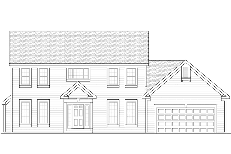 Architectural House Design - Traditional Exterior - Front Elevation Plan #328-372