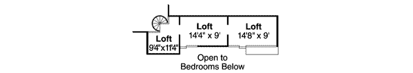 Architectural House Design - Colonial Floor Plan - Other Floor Plan #124-498