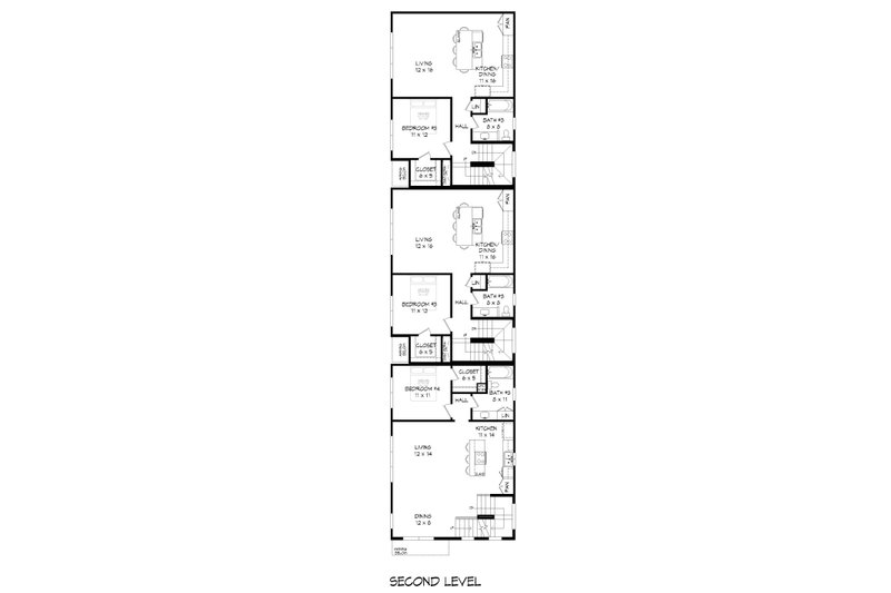 Architectural House Design - Floor Plan - Upper Floor for Modern House Plan #932-642 - 10 bed, 9 bath