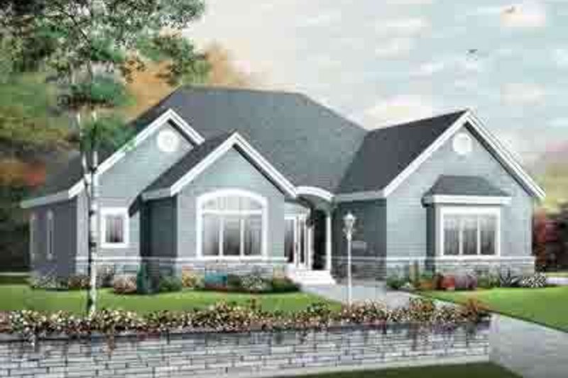 Home Plan - Traditional Exterior - Front Elevation Plan #23-647