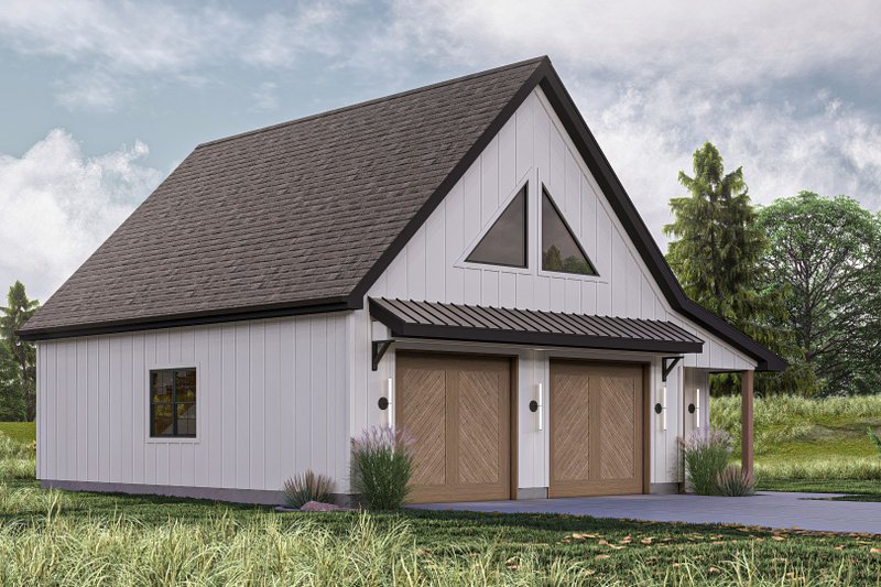 Home Plan - Exterior - Other Elevation for Modern House Plan #455-463, 0 bath